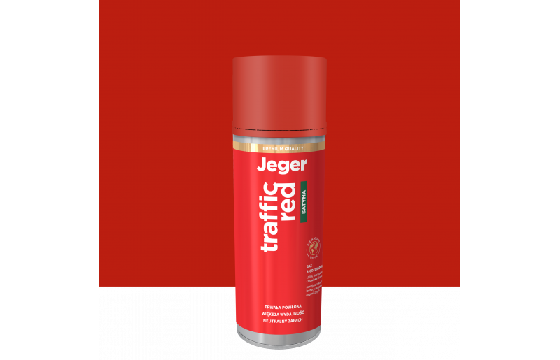 Jeger Traffic Red Satyna