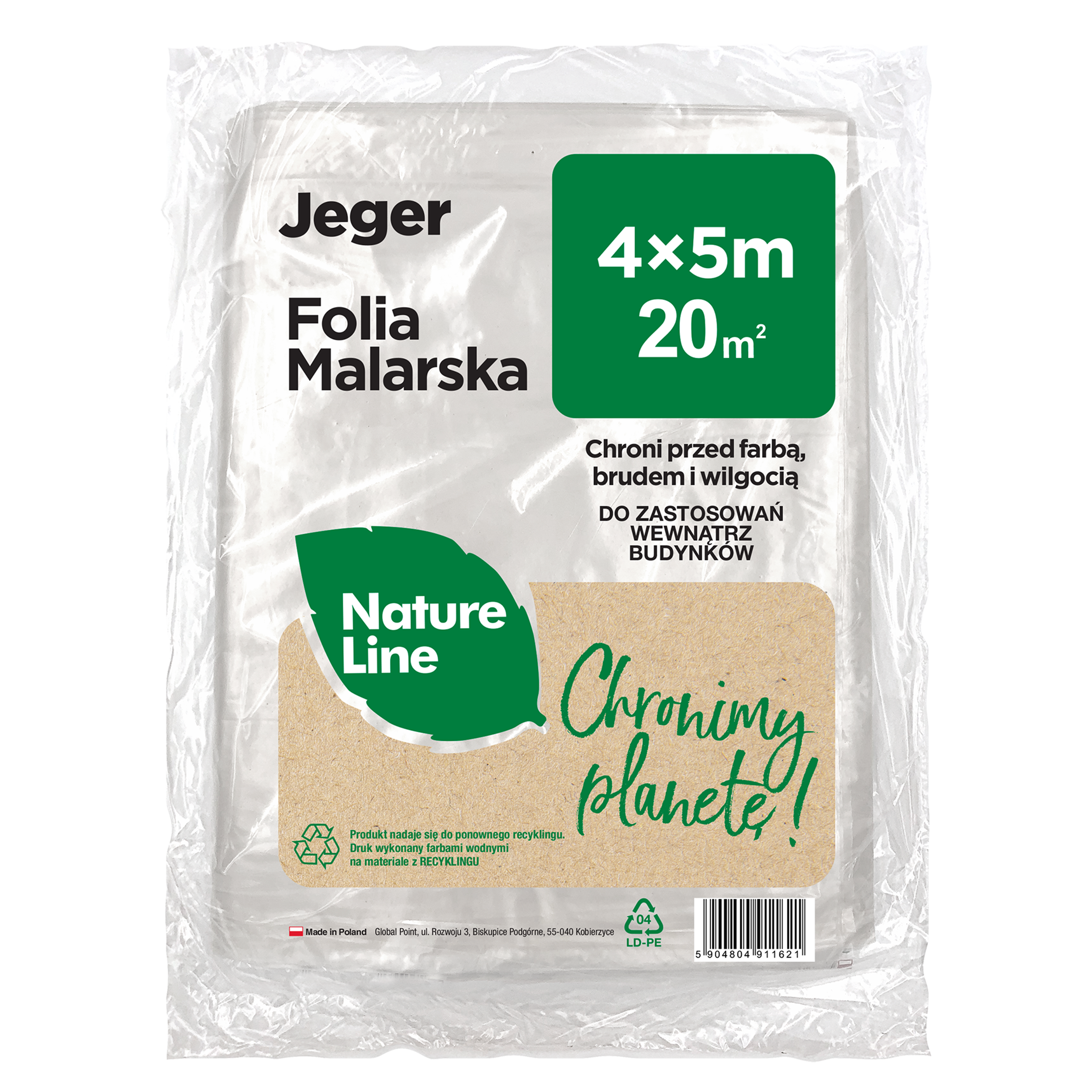 Folia malarska 4×5m