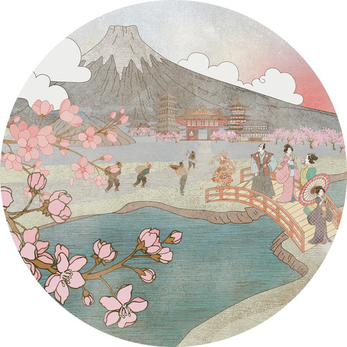 Jeger Tapeta koło Fuji