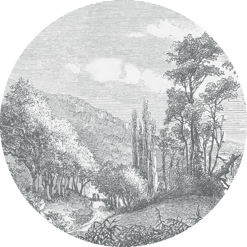 Jeger Tapeta koło Landscape