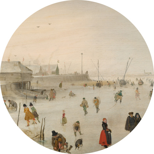 Jeger Tapeta koło Winter