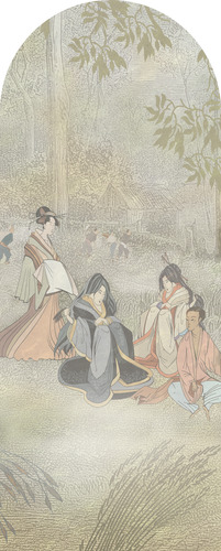 Jeger Tapeta łuk Hanami