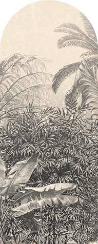 Jeger Tapeta łuk Woodcut