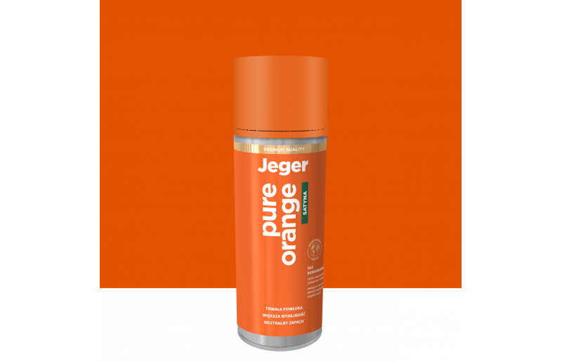 Jeger Farba w Sprayu Premium Pure Orange Satyna