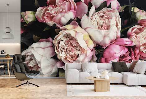 Jeger Tapeta Mural Peony inspiracja