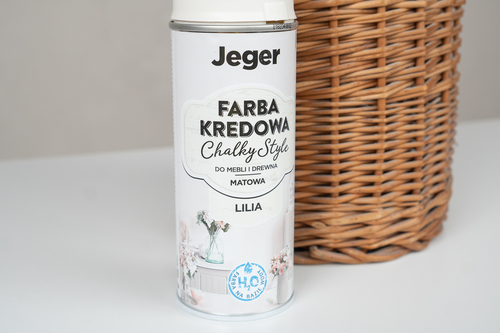 Przyda się farba kredowa w sprayu Chalky Style, kolor Lilia