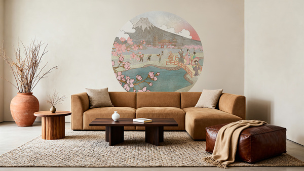 Jeger Tapeta Koło Fuji wizualizacja