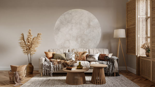 Jeger Tapeta Koło Ivory wizualizacja