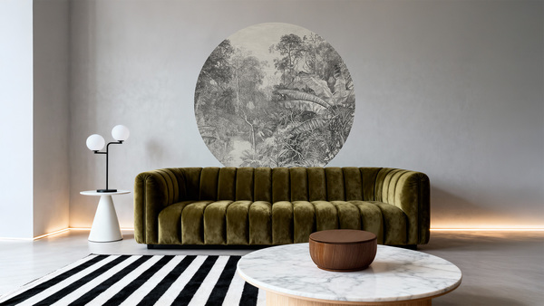 Jeger Tapeta Koło Jungle wizualizacja