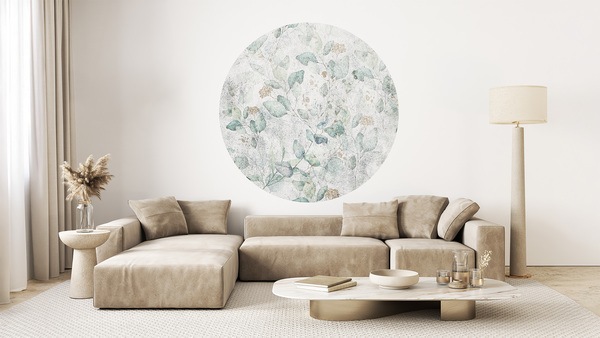 Jeger Tapeta Koło Leaves wizualizacja