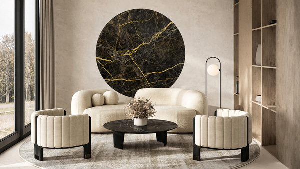 Jeger Tapeta Koło Nero wizualizacja