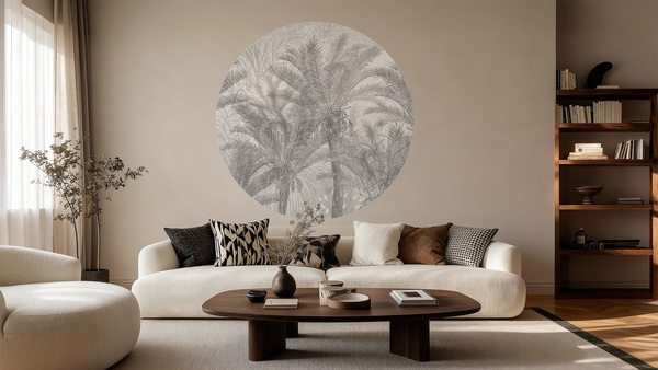 Jeger Tapeta Koło Palms wizualizacja