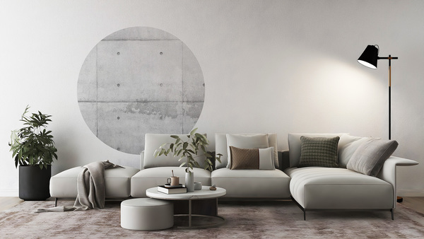 Jeger Tapeta Koło Slabs wizualizacja