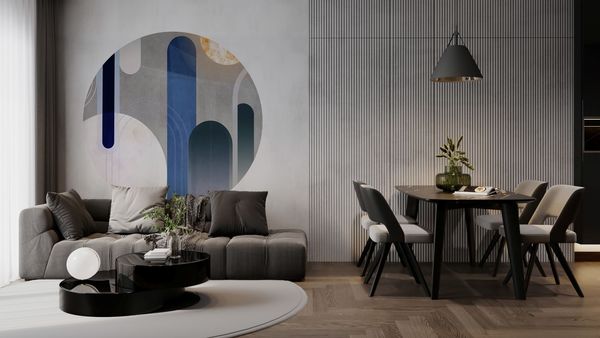 Jeger Tapeta Koło Tiles wizualizacja