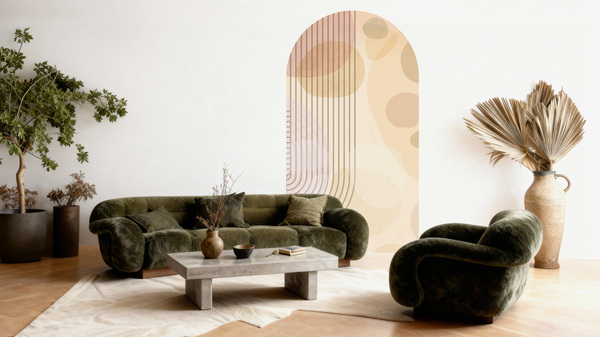 Jeger Tapeta Łuk Caramel wizualizacja