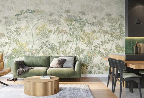 Jeger Tapeta Mural Green Herbs inspiracja