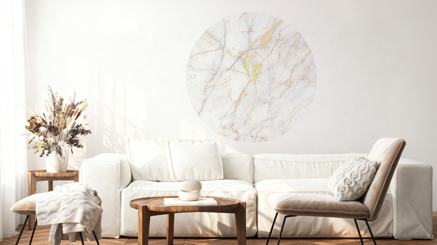 Jeger Tapeta Koło Alabaster wizualizacja