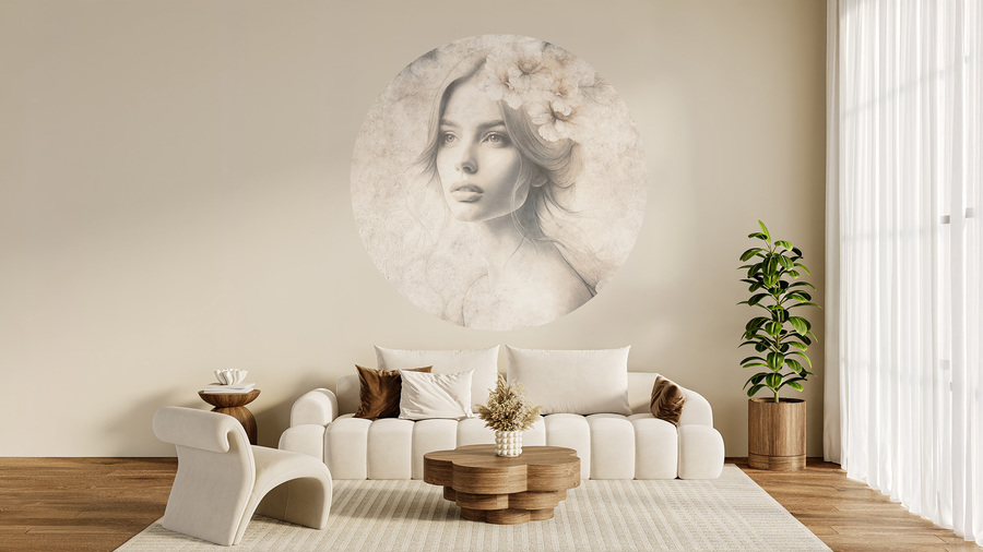 Jeger Tapeta Koło Beauty wizualizacja