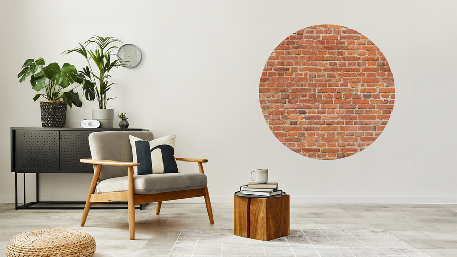 Jeger Tapeta Koło Brick wizualizacja