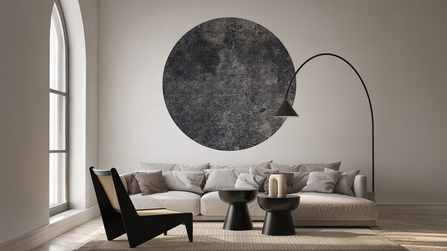 Jeger Tapeta Koło Dark wizualizacja