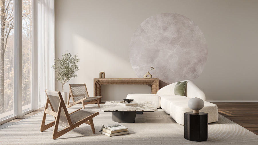 Jeger Tapeta Koło Dew wizualizacja