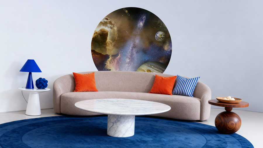 Jeger Tapeta Koło Galactic wizualizacja