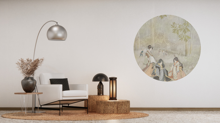 Jeger Tapeta Koło Hanami wizualizacja