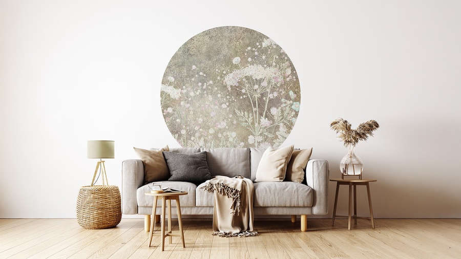 Jeger Tapeta Koło Herbarium wizualizacja