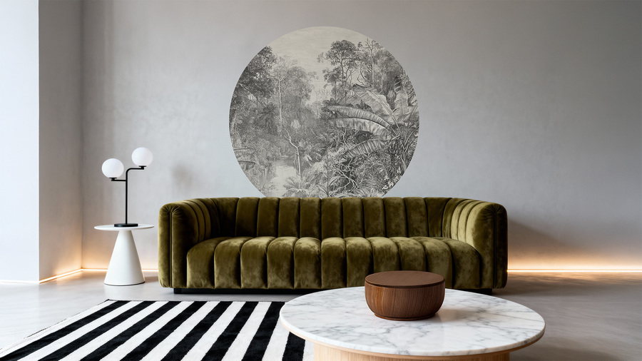 Jeger Tapeta Koło Jungle wizualizacja