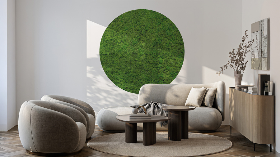 Jeger Tapeta Koło Moss wizualizacja