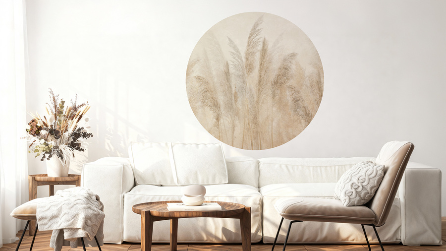 Jeger Tapeta Koło Pampas wizualizacja