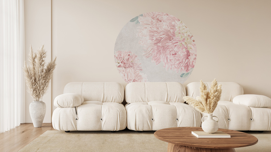 Jeger Tapeta Koło Pink wizualizacja