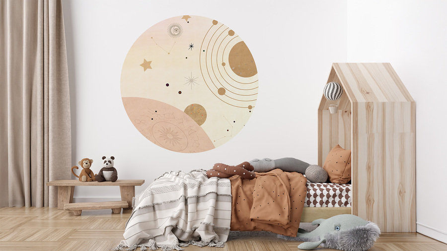 Jeger Tapeta Koło Planets wizualizacja