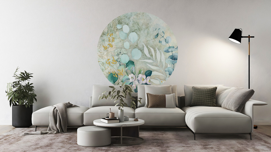 Jeger Tapeta Koło Sky Flowers wizualizacja