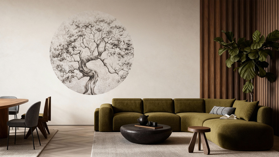 Jeger Tapeta Koło Timber wizualizacja