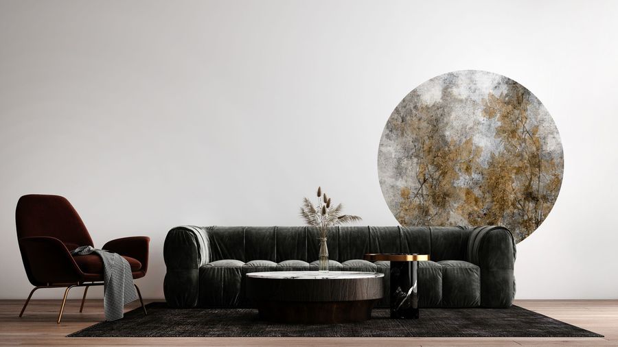 Jeger Tapeta koło Twigs wizualizacja