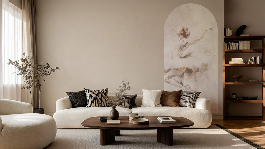 Jeger Tapeta Łuk Ballet wizualizacja