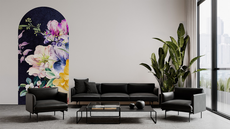 Jeger Tapeta Łuk Bouquet wizualizacja