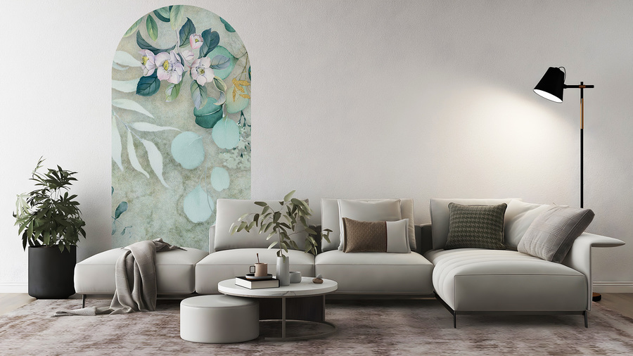 Jeger Tapeta Łuk Sky Flowers wizualizacja