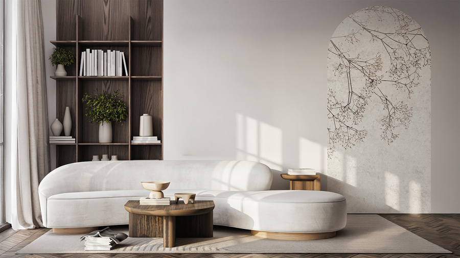 Jeger Tapeta Łuk Sprig wizualizacja