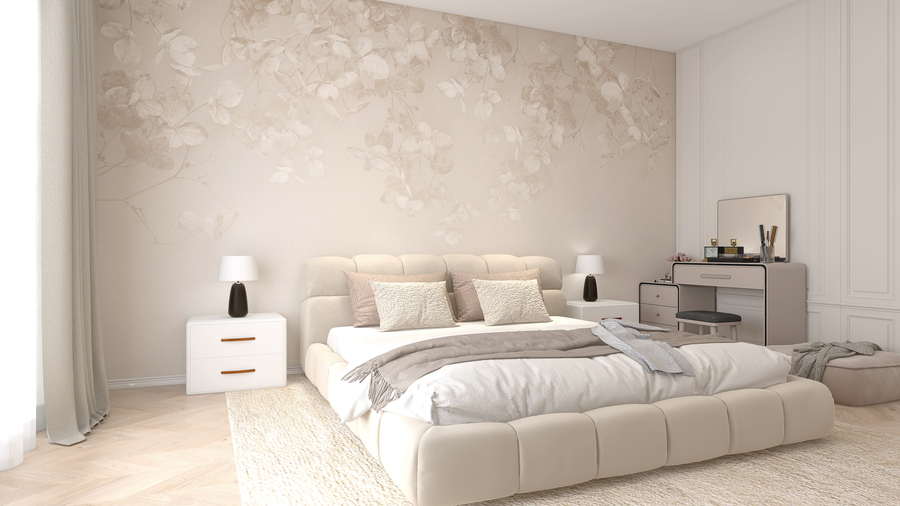 Jeger Tapeta Mural Beige photo 2