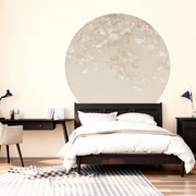 Jeger Tapeta Koło Beige wizualizacja