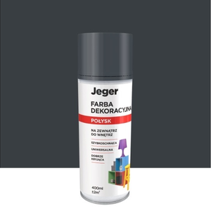 Farba w Sprayu Szara Antracytowa Połysk