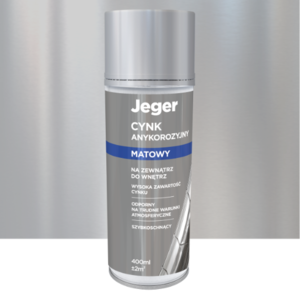 Jeger Cynk Antykorozyjny w Sprayu matowy