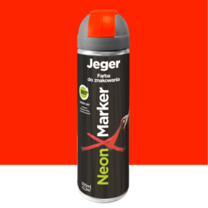 Jeger Farba do znakowania w Sprayu czerwona