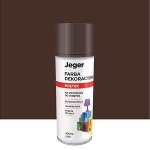 Jeger Farba w Sprayu Brązowa Czekoladowa Połysk
