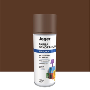 Jeger Farba w Sprayu Brązowa Orzechowa Matowa