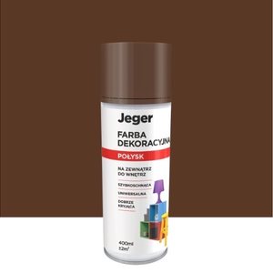 Jeger Farba w Sprayu Brązowa Orzechowa Połysk