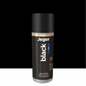 Jeger Farba w Sprayu Premium Black Mat