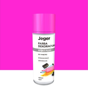 Jeger Farba w Sprayu Różowa Fluorescencyjna